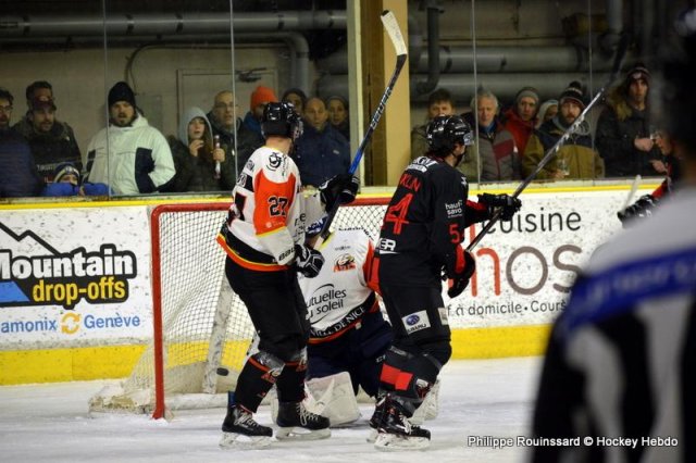 Photo hockey match Chamonix  - Nice le 04/01/2019