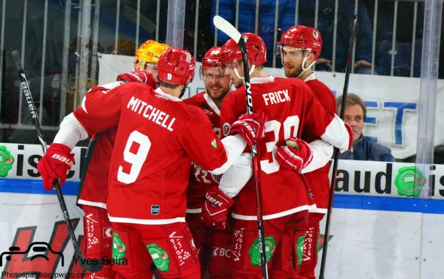 Photo hockey match Lausanne - Rapperswil-Jona le 05/01/2019