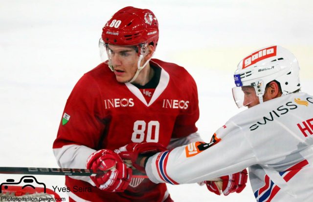 Photo hockey match Lausanne - Rapperswil-Jona le 05/01/2019