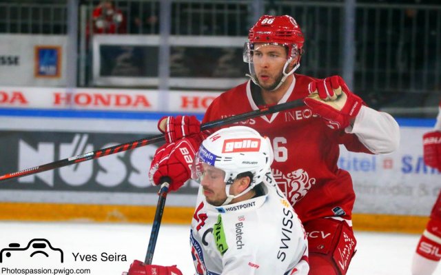 Photo hockey match Lausanne - Rapperswil-Jona le 05/01/2019