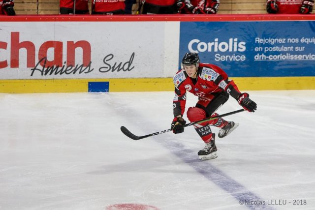 Photo hockey match Amiens  - Grenoble  le 04/01/2019