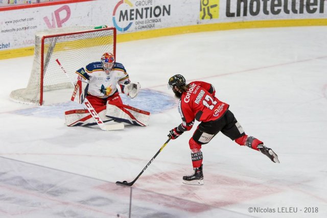 Photo hockey match Amiens  - Grenoble  le 04/01/2019