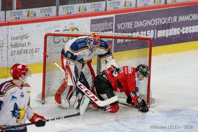 Photo hockey match Amiens  - Grenoble  le 04/01/2019