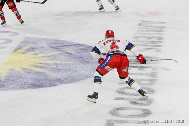 Photo hockey match Amiens  - Grenoble  le 04/01/2019