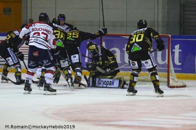 Photo hockey match Rouen - Angers  le 06/01/2019