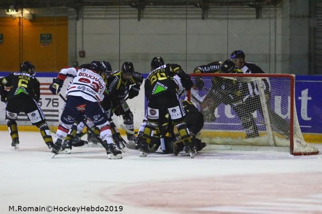 Photo hockey match Rouen - Angers  le 06/01/2019