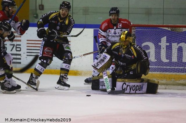 Photo hockey match Rouen - Angers  le 06/01/2019