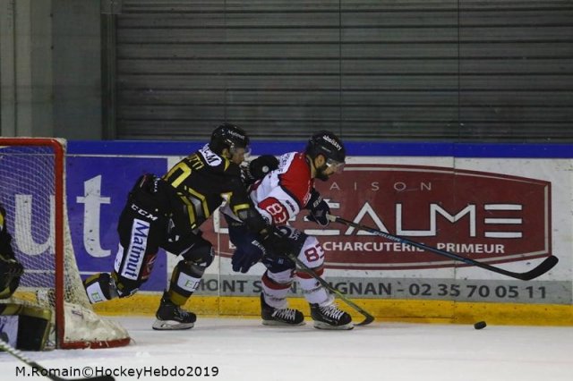 Photo hockey match Rouen - Angers  le 06/01/2019