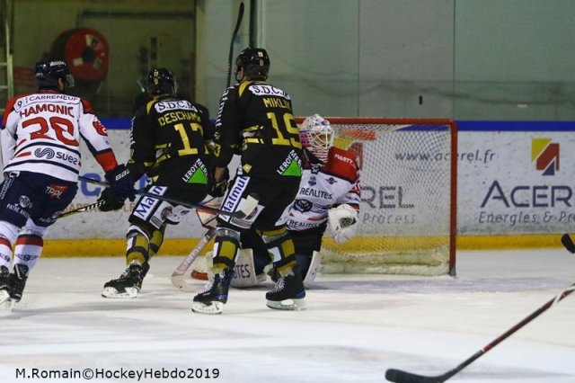 Photo hockey match Rouen - Angers  le 06/01/2019