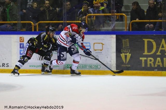 Photo hockey match Rouen - Angers  le 06/01/2019