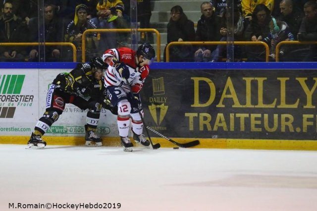 Photo hockey match Rouen - Angers  le 06/01/2019