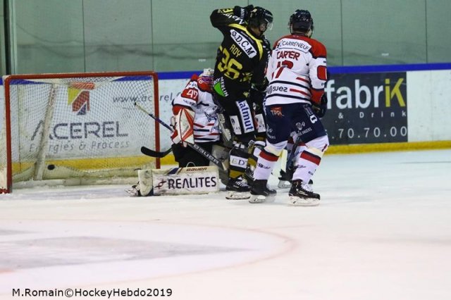 Photo hockey match Rouen - Angers  le 06/01/2019