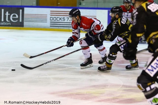 Photo hockey match Rouen - Angers  le 06/01/2019