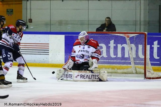 Photo hockey match Rouen - Angers  le 06/01/2019