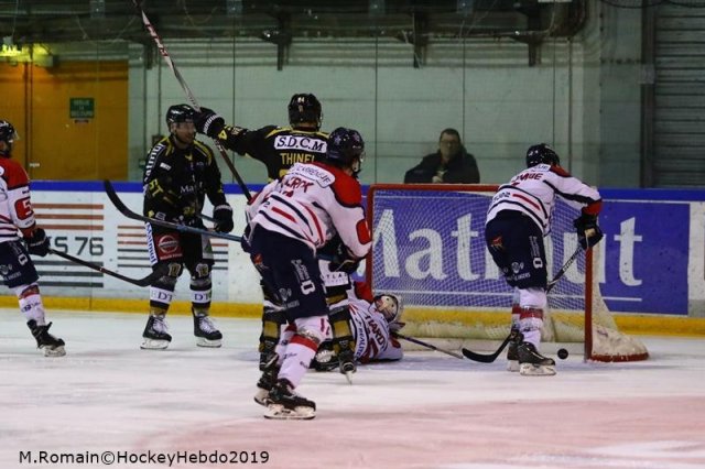 Photo hockey match Rouen - Angers  le 06/01/2019