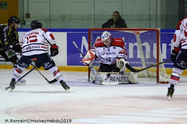 Photo hockey match Rouen - Angers  le 06/01/2019