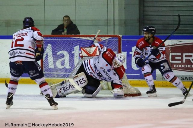 Photo hockey match Rouen - Angers  le 06/01/2019