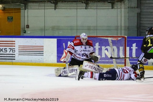 Photo hockey match Rouen - Angers  le 06/01/2019