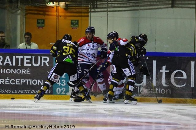 Photo hockey match Rouen - Angers  le 06/01/2019
