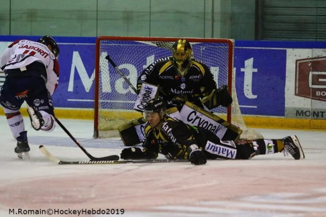 Photo hockey match Rouen - Angers  le 06/01/2019
