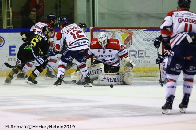 Photo hockey match Rouen - Angers  le 06/01/2019