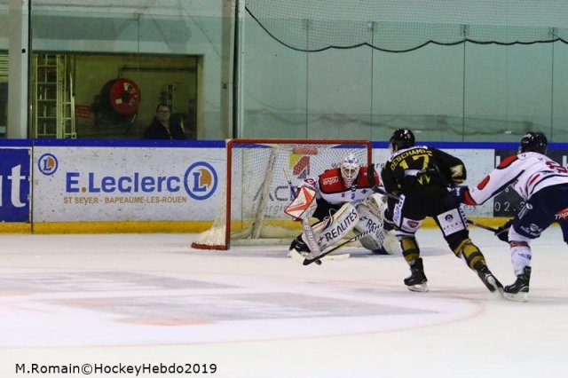 Photo hockey match Rouen - Angers  le 06/01/2019
