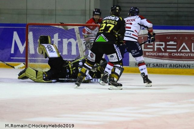 Photo hockey match Rouen - Angers  le 06/01/2019