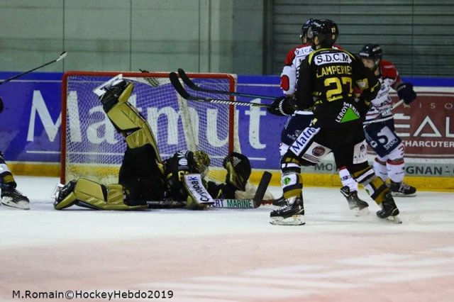 Photo hockey match Rouen - Angers  le 06/01/2019