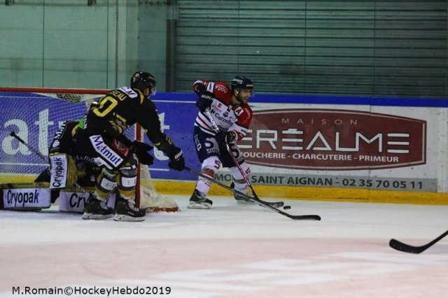Photo hockey match Rouen - Angers  le 06/01/2019