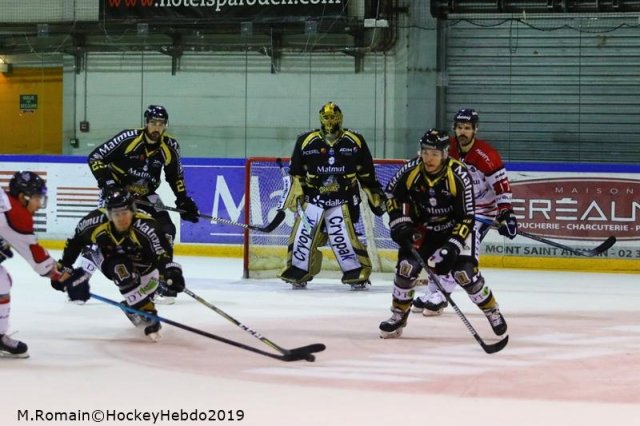 Photo hockey match Rouen - Angers  le 06/01/2019
