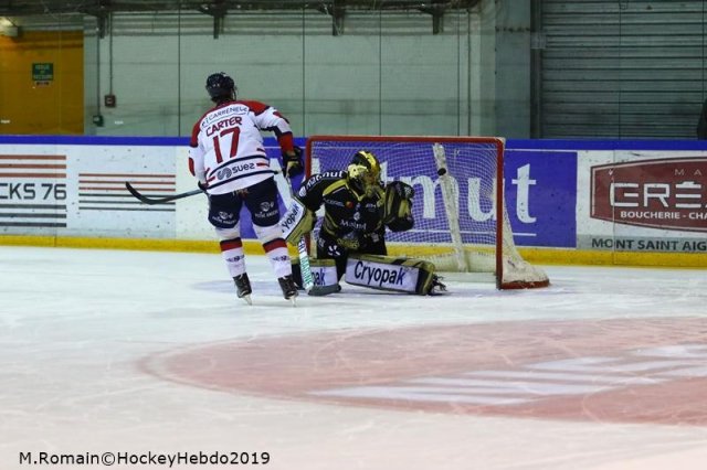 Photo hockey match Rouen - Angers  le 06/01/2019