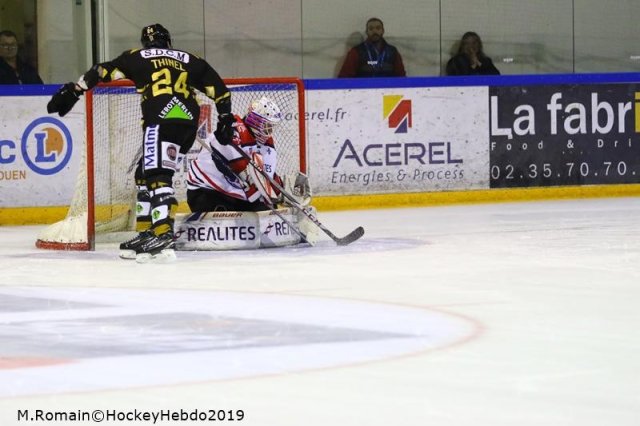 Photo hockey match Rouen - Angers  le 06/01/2019