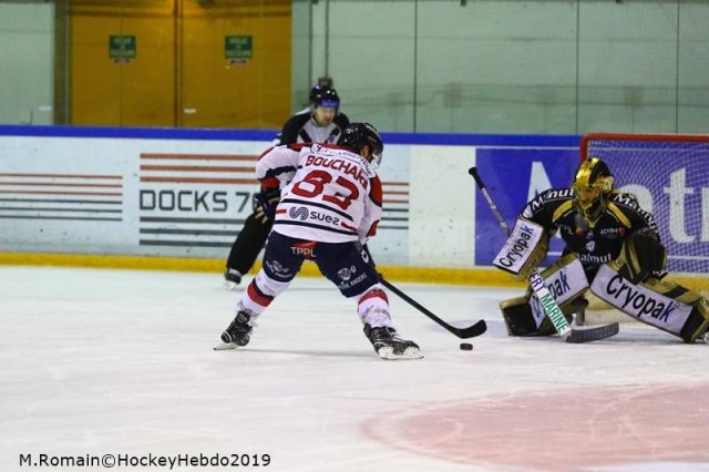 Photo hockey match Rouen - Angers  le 06/01/2019