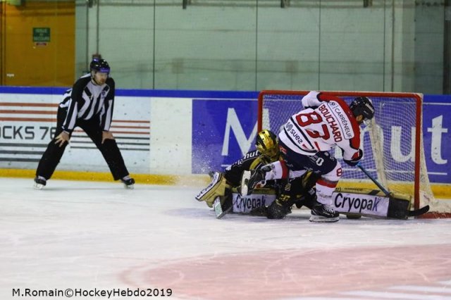 Photo hockey match Rouen - Angers  le 06/01/2019