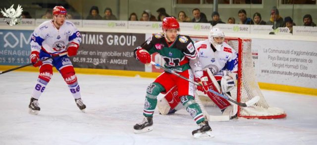 Photo hockey match Anglet - Lyon le 06/01/2019