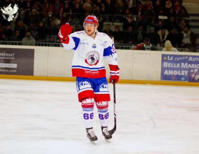 Photo hockey match Anglet - Lyon le 06/01/2019