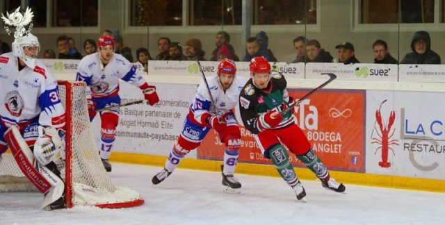 Photo hockey match Anglet - Lyon le 06/01/2019