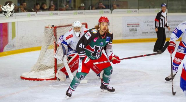 Photo hockey match Anglet - Lyon le 06/01/2019