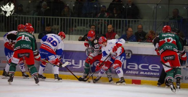 Photo hockey match Anglet - Lyon le 06/01/2019
