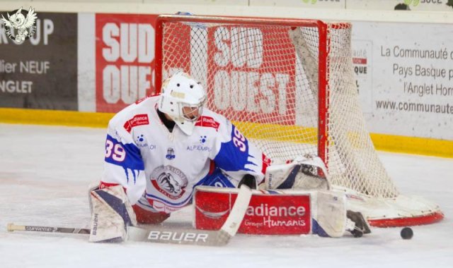 Photo hockey match Anglet - Lyon le 06/01/2019