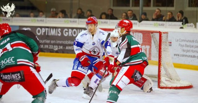 Photo hockey match Anglet - Lyon le 06/01/2019