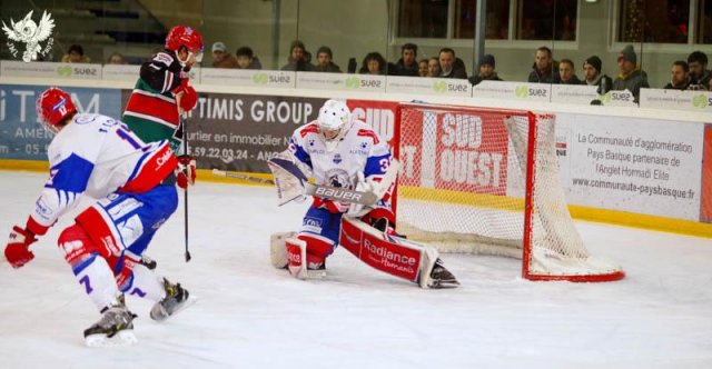 Photo hockey match Anglet - Lyon le 06/01/2019