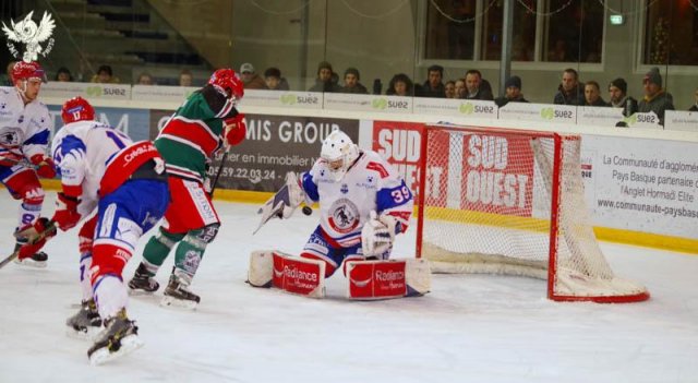 Photo hockey match Anglet - Lyon le 06/01/2019