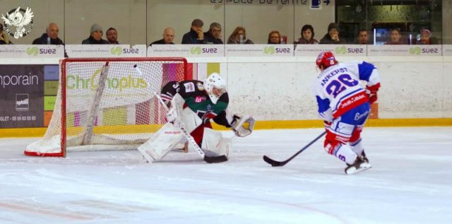 Photo hockey match Anglet - Lyon le 06/01/2019