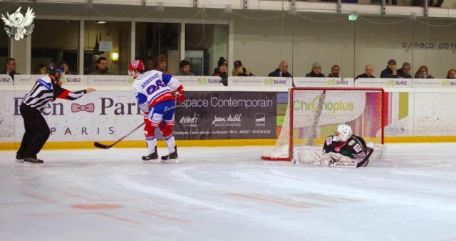 Photo hockey match Anglet - Lyon le 06/01/2019