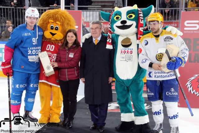 Photo hockey match Lausanne - Davos le 08/01/2019