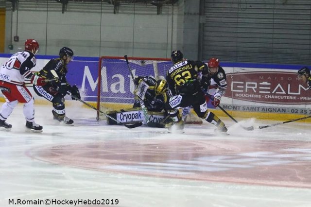 Photo hockey match Rouen - Anglet le 08/01/2019