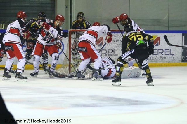 Photo hockey match Rouen - Anglet le 08/01/2019