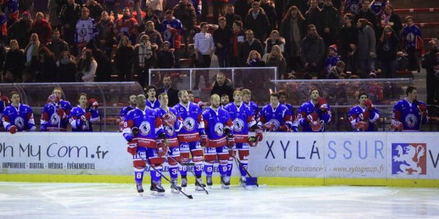 Photo hockey match Lyon - Amiens  le 11/01/2019