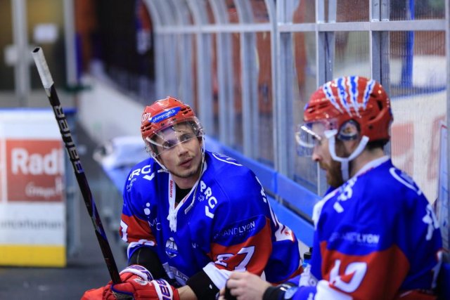 Photo hockey match Lyon - Amiens  le 11/01/2019